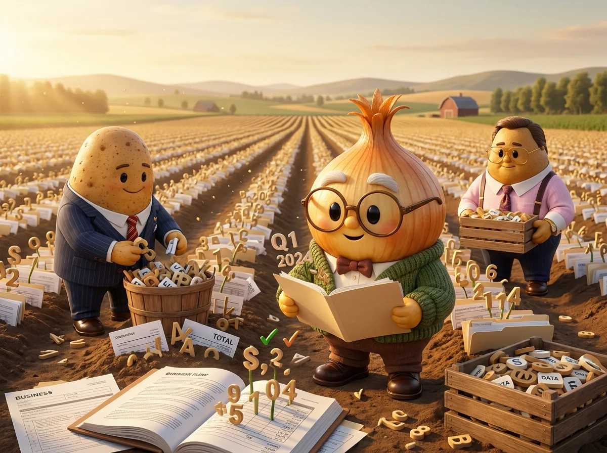 Spudrick, Orson, and a colleague in a field sorting scattered letters, numbers, and documents into crates