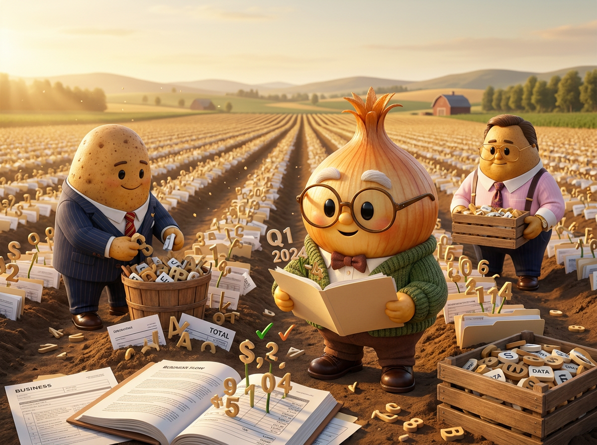 Spudrick, Orson, and a colleague in a field sorting scattered letters, numbers, and documents into crates
